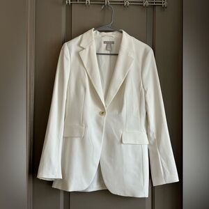 Women’s H&M White Blazer Size S (Stained)